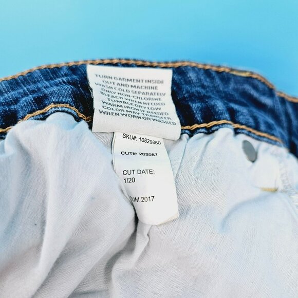 Torrid Denim Bermuda Jean Shorts Jorts DIY 26 Blue Distressed Cotton Stretchy - Picture 9 of 12